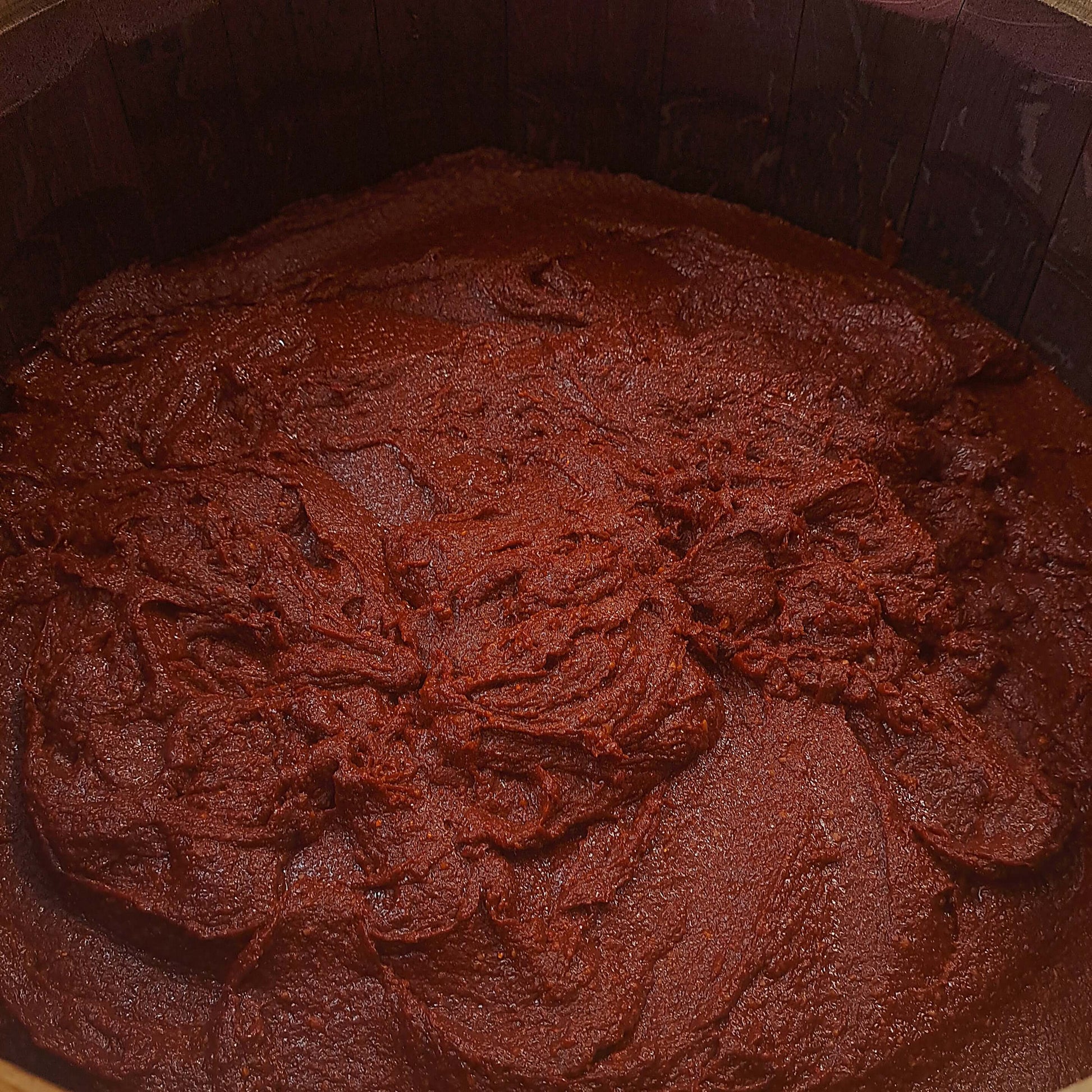 Gochujang im Rotweinfass