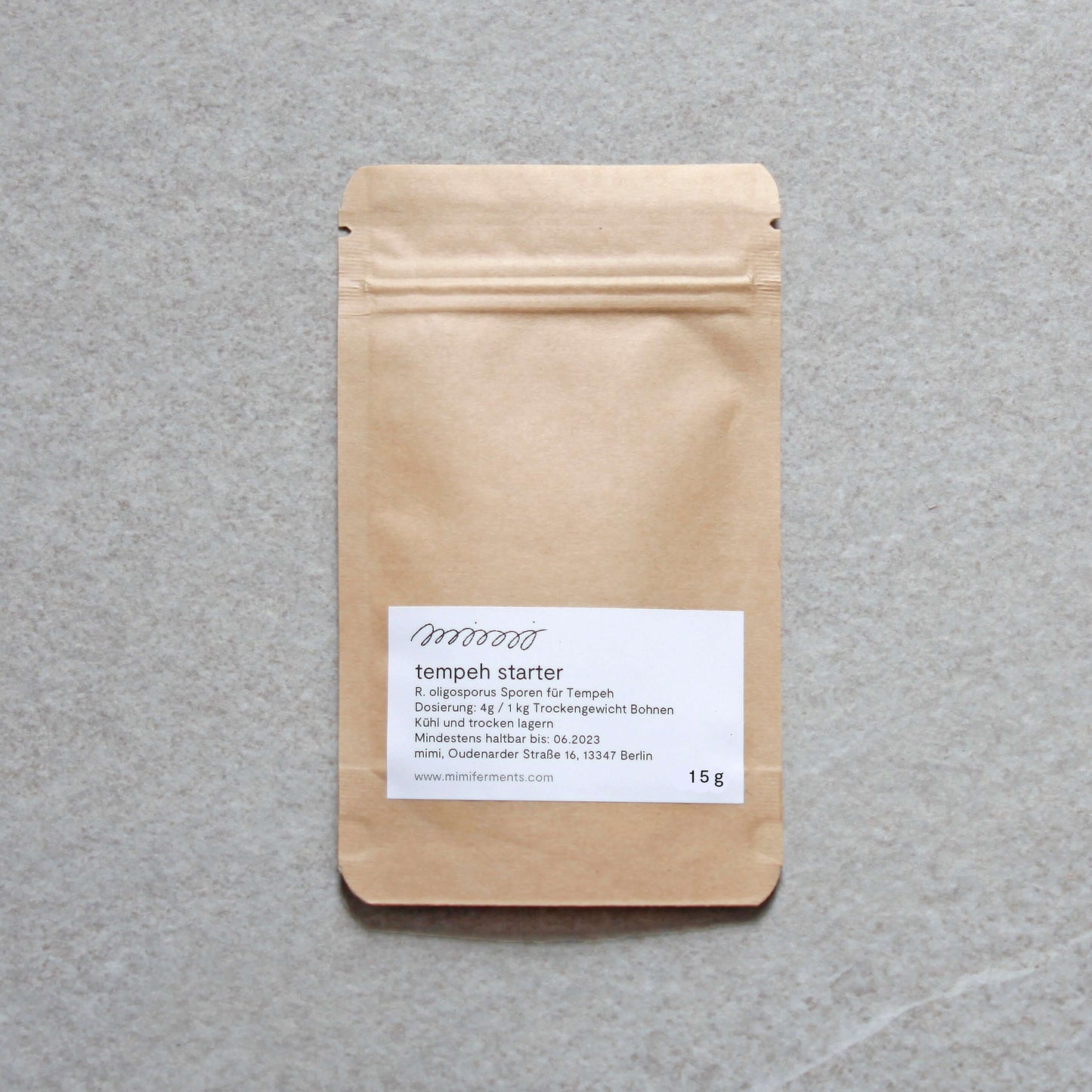 tempeh starter 15 g von mimi ferments