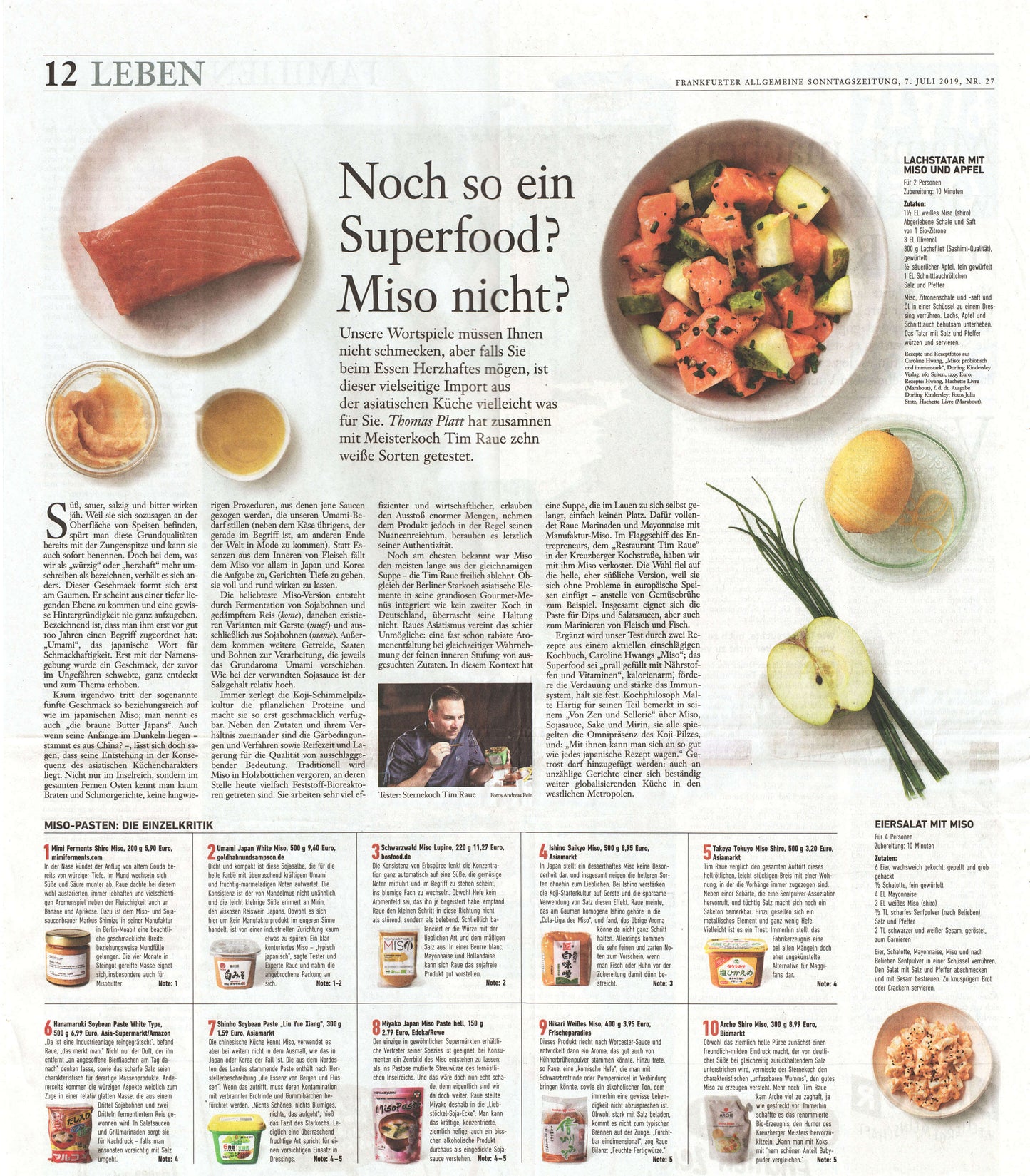 Testsieger Miso Test
