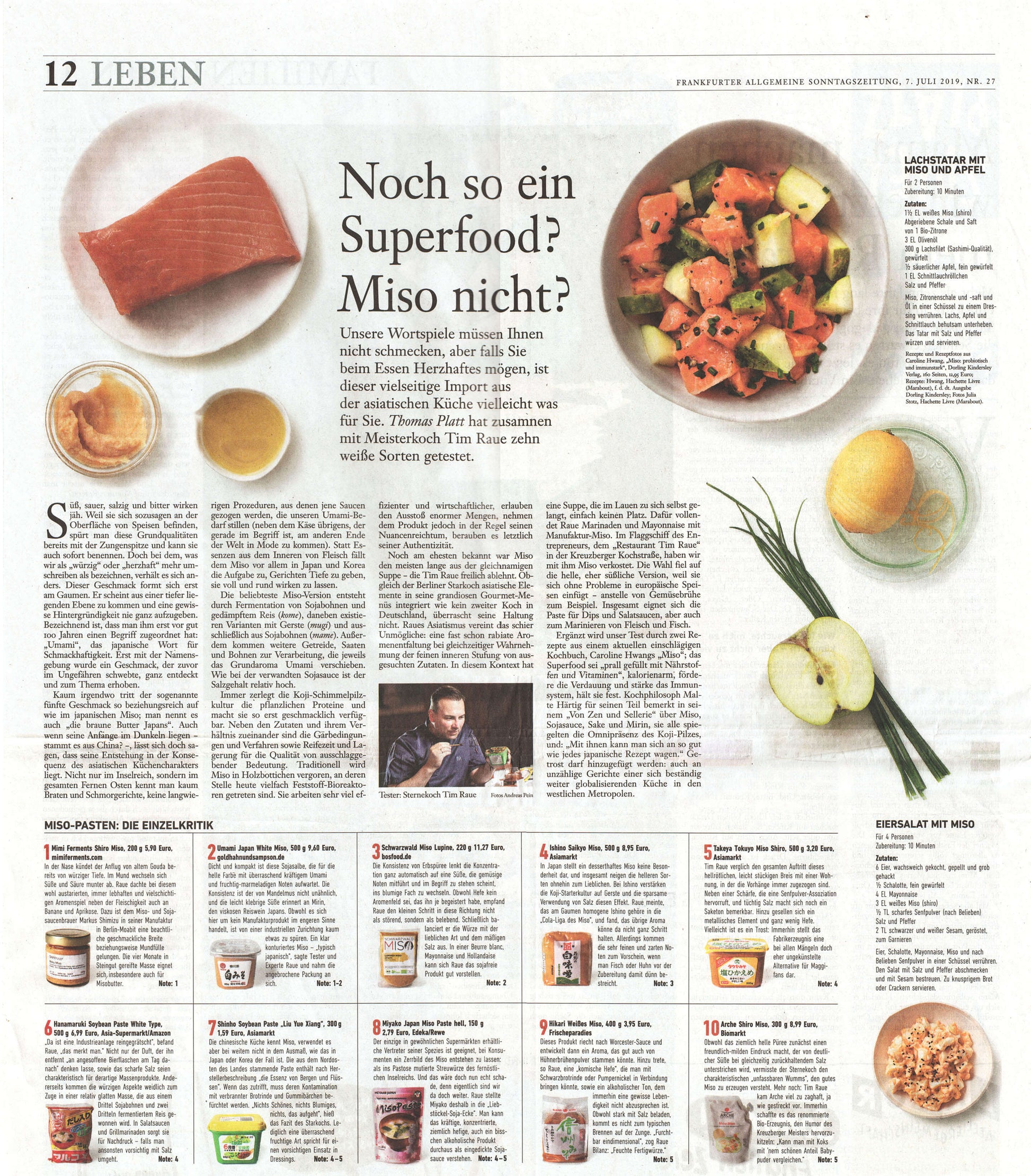 Testsieger Miso Test
