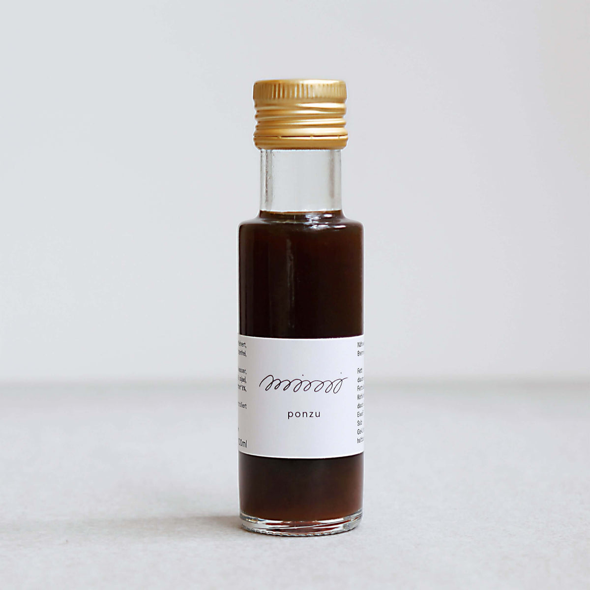 ponzu shoyu mit bergamotte saft und honmirin