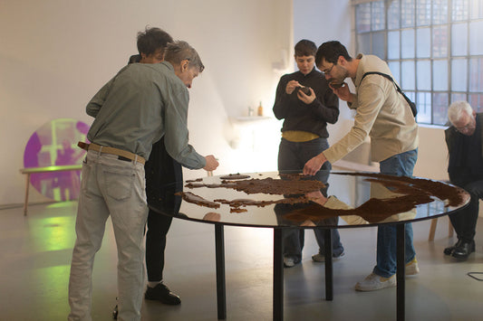 Mare Nectaris 2 fermentation art installation by Reiko Kanazawa at Mimiferments art-dining event