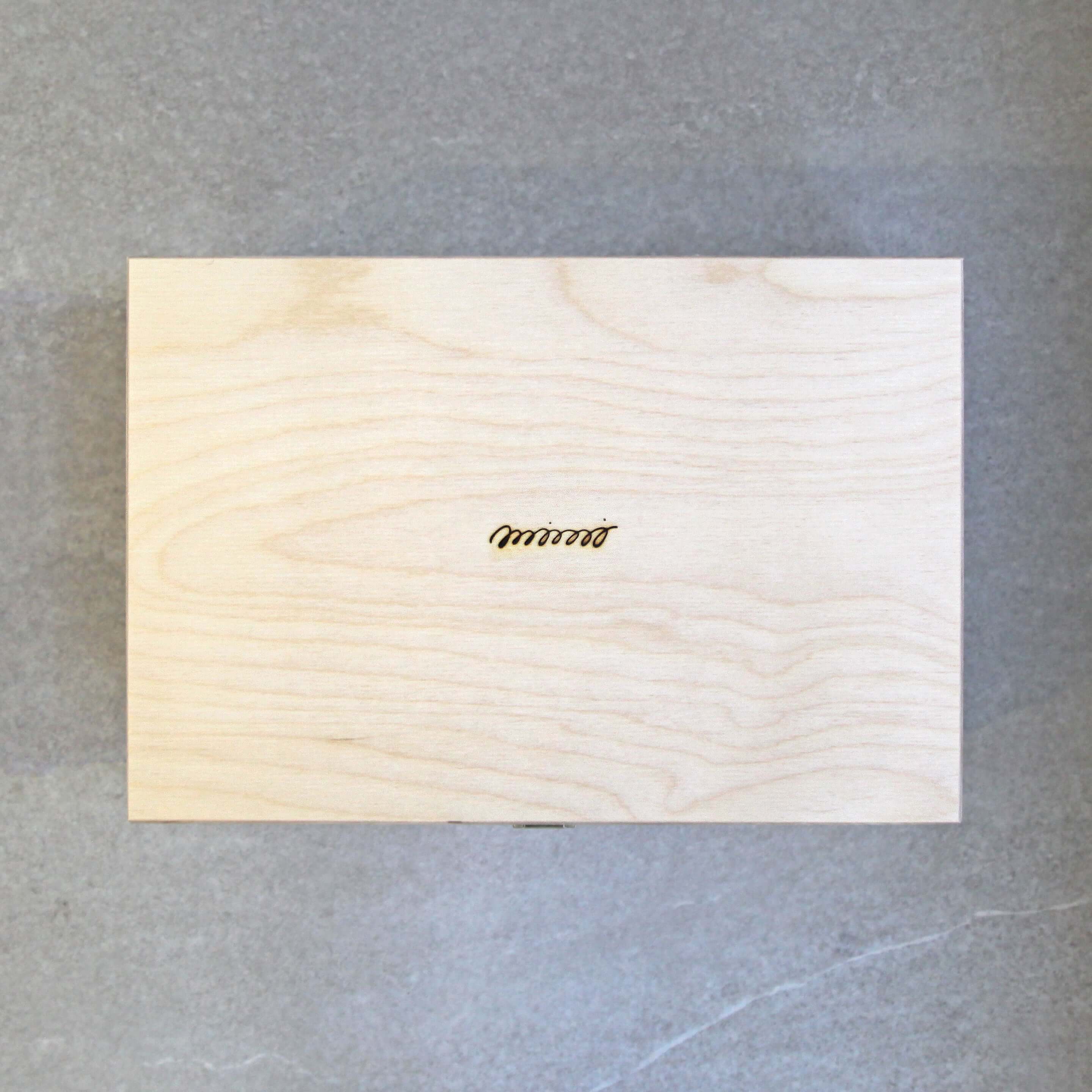 Holzbox für Miso Kit von mimi ferments