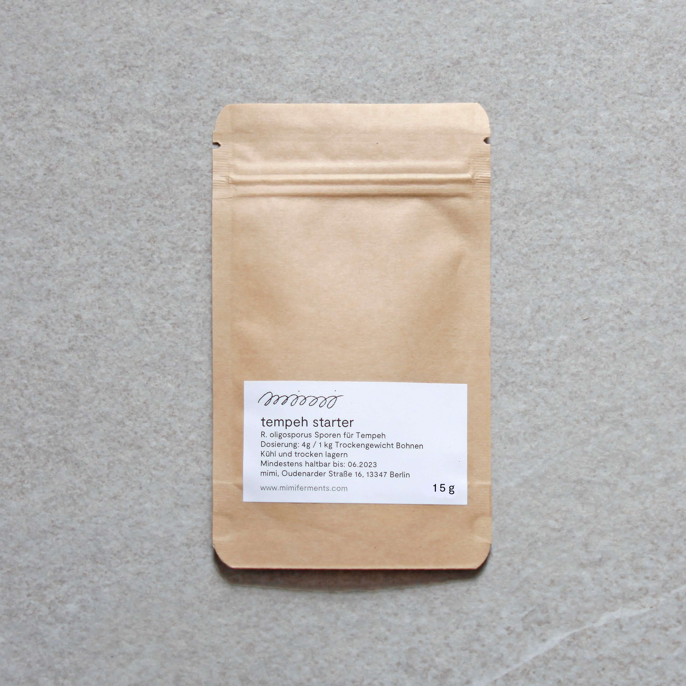 tempeh starter 15 g von mimi ferments