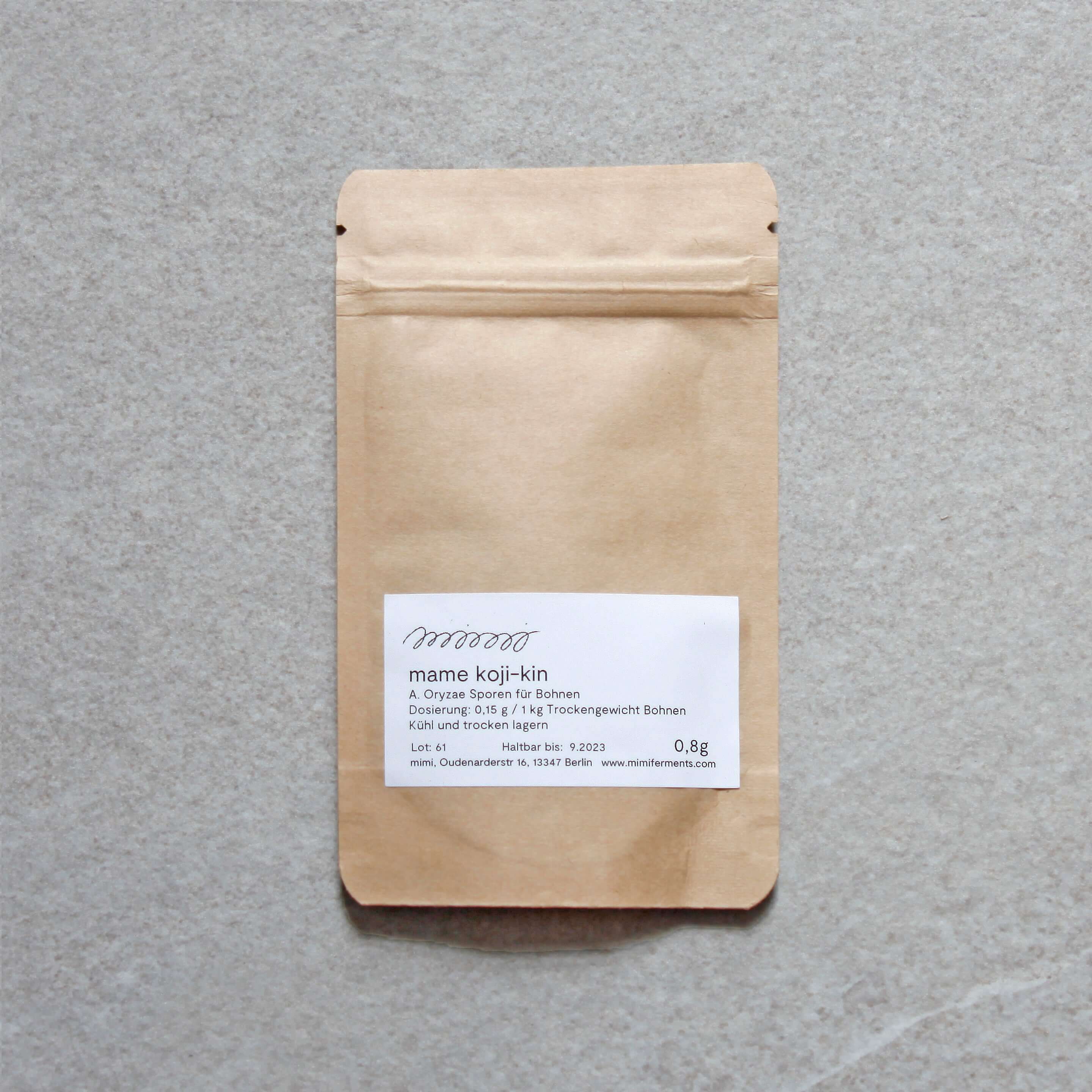 mame koji kin 0,8g von mimi ferments