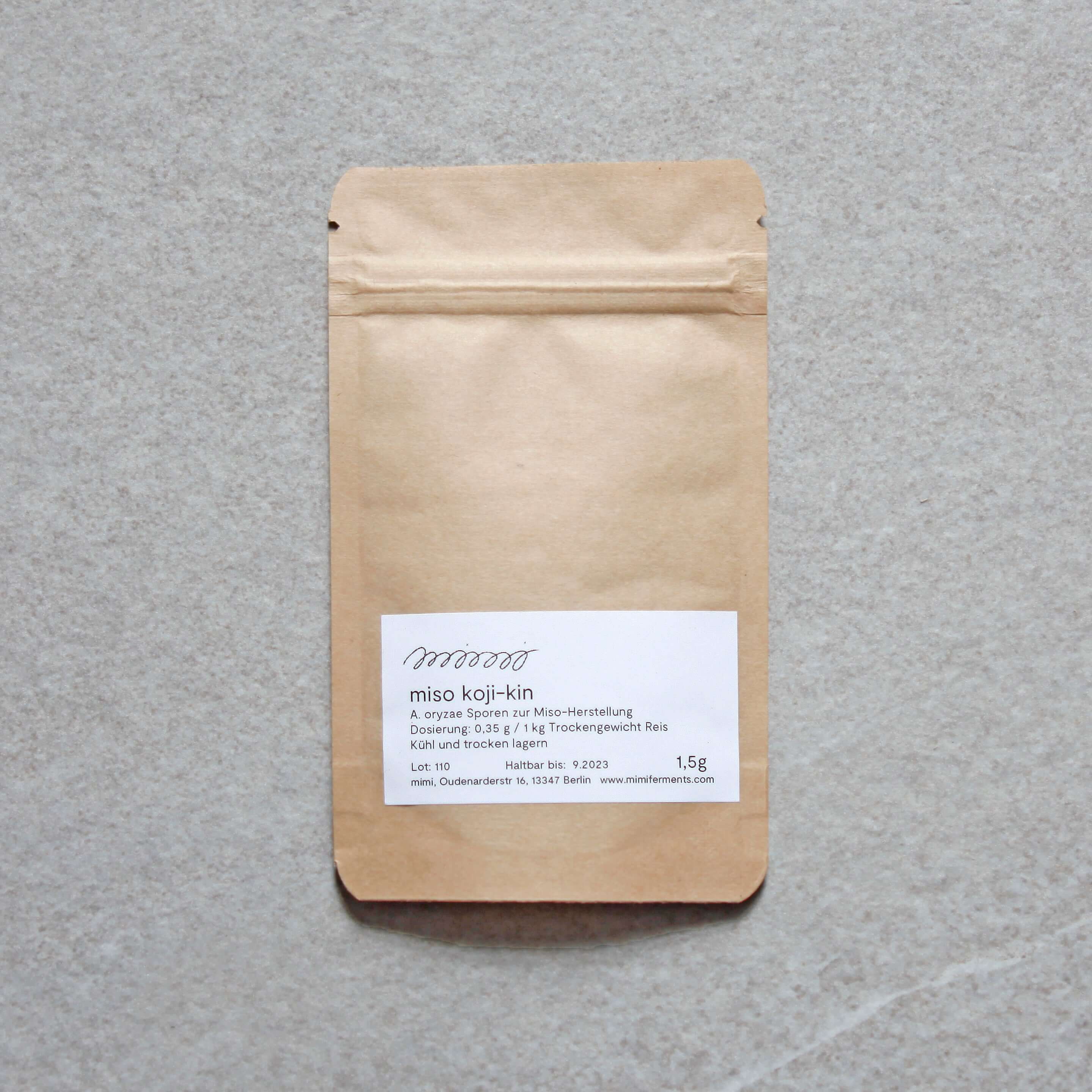 Miso Koji Sporen 1,5 g von mimi ferments