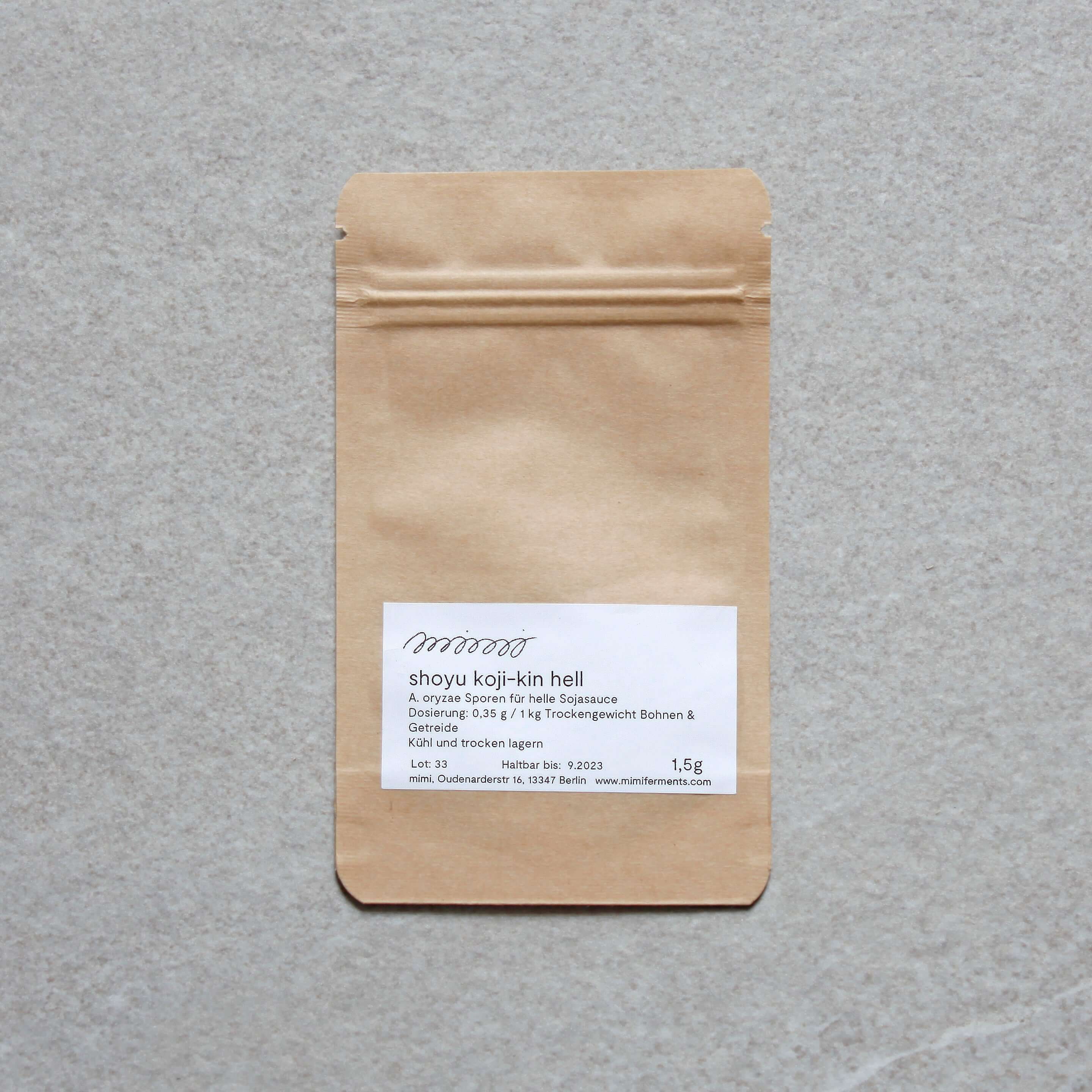Shoyu Koji Sporen hell 1,5 g von mimi ferments